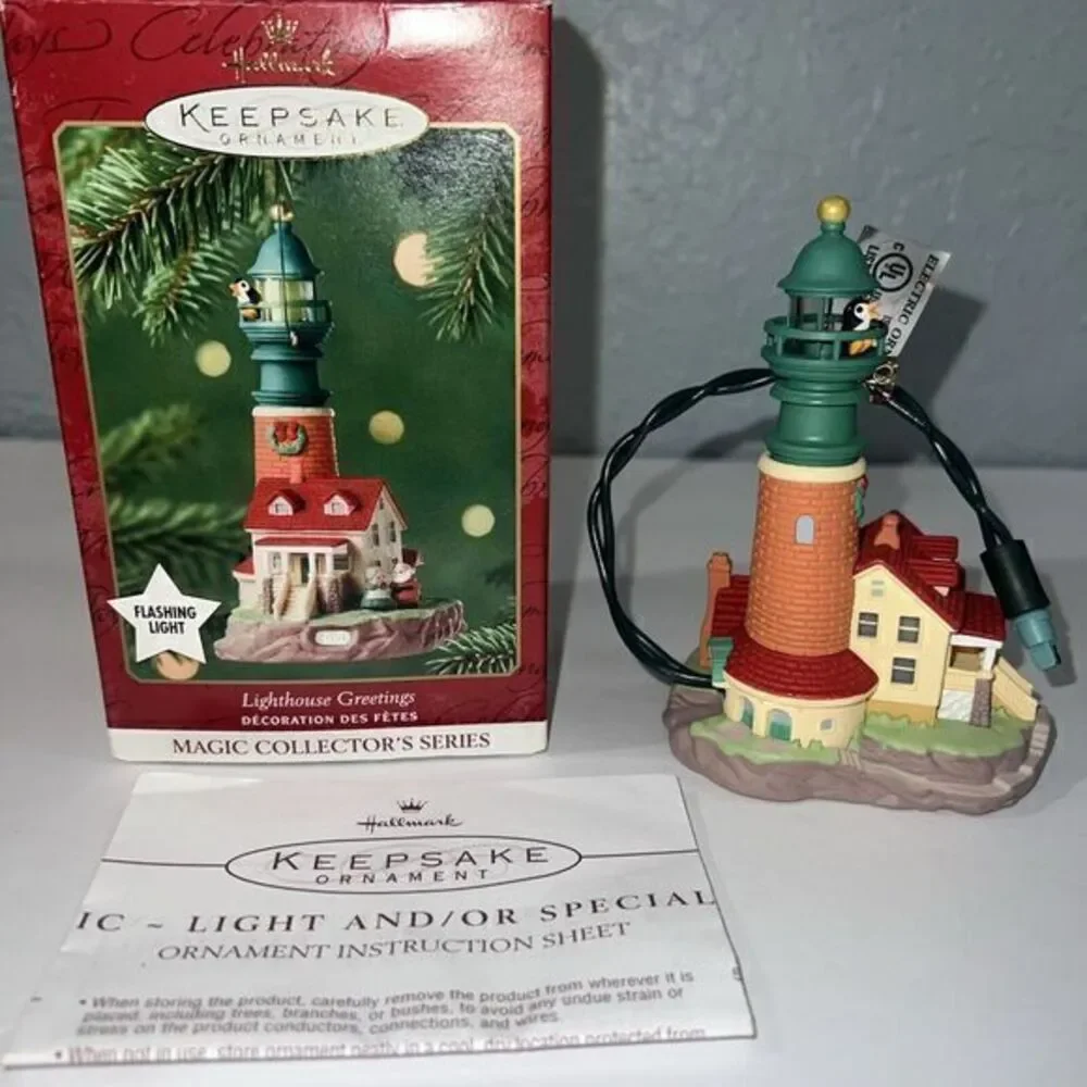 2001 Hallmark Keepsake Ornament Lighthouse Greetings‎ Magic Collector's Series